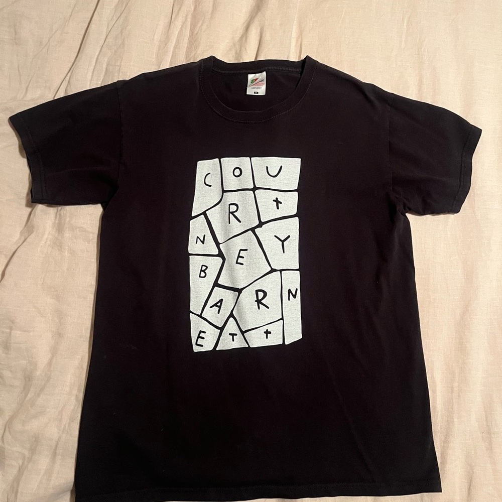 Courtney Barnett Black Graphic T-Shirt Size Medium